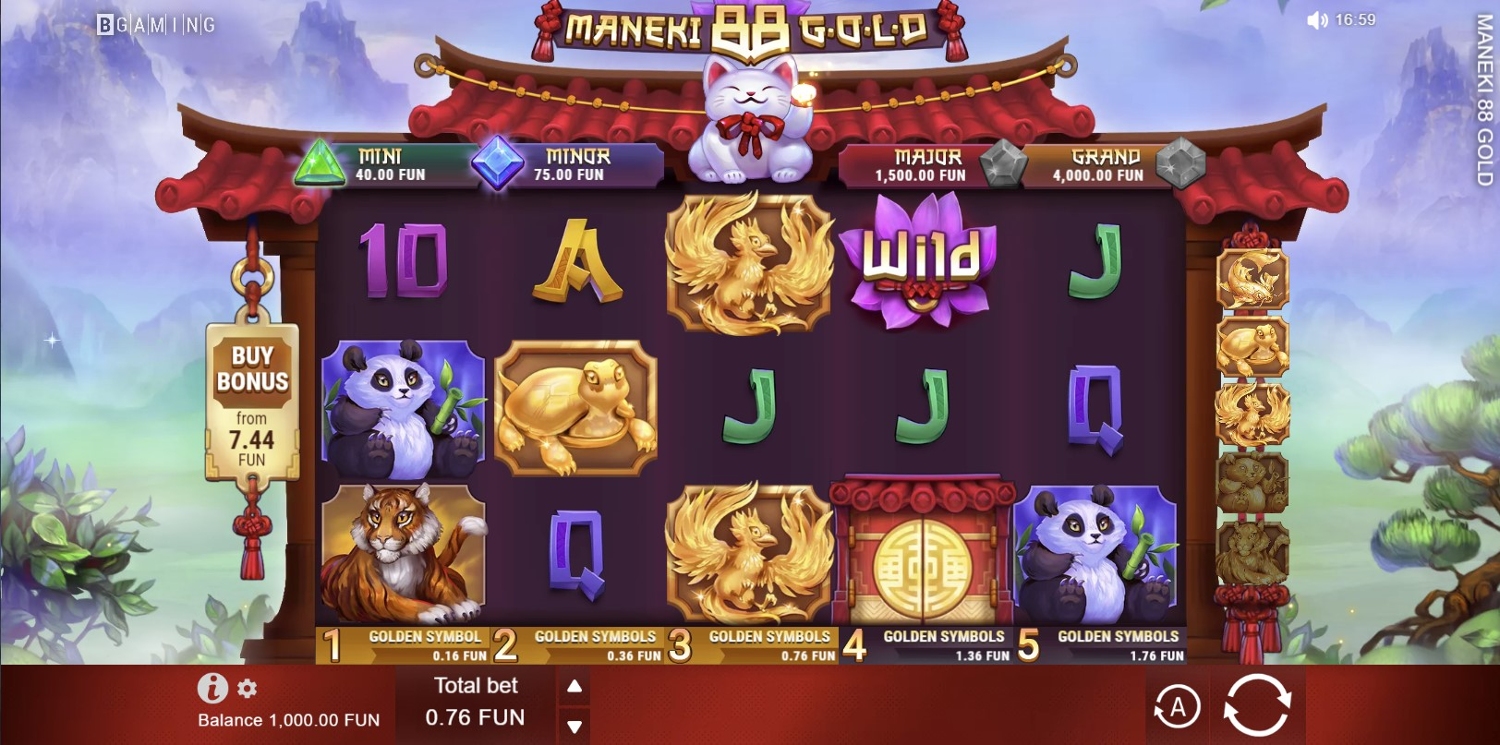 Maneki 88 Gold Gameplay Image