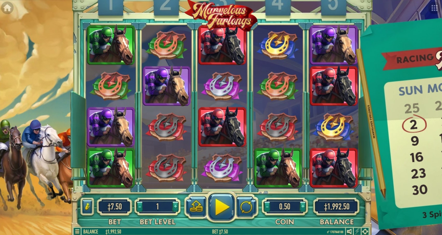 Marvelous Furlongs Gameplay Image