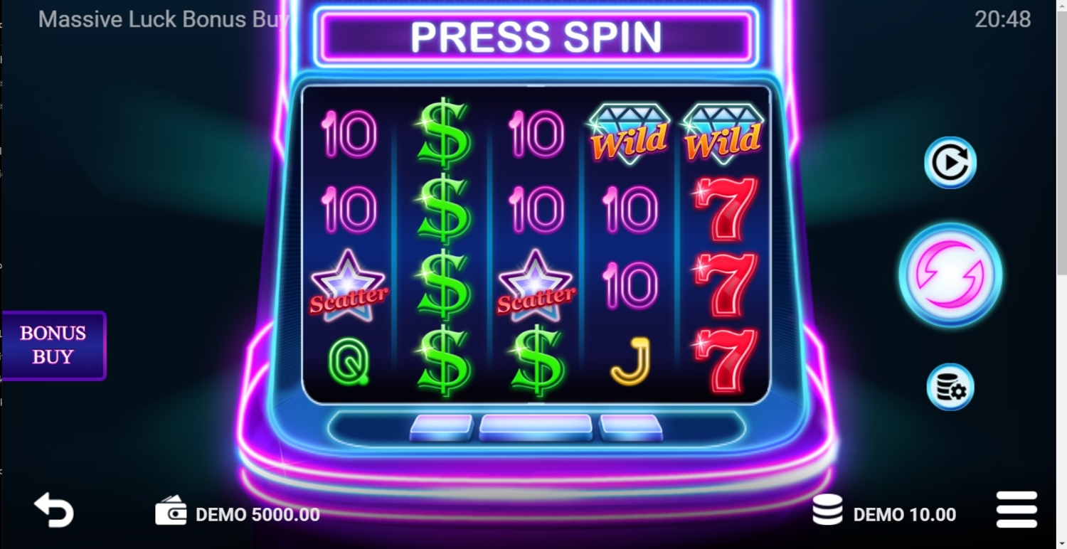 Massive Luck: Bonus Buy Gameplay Image