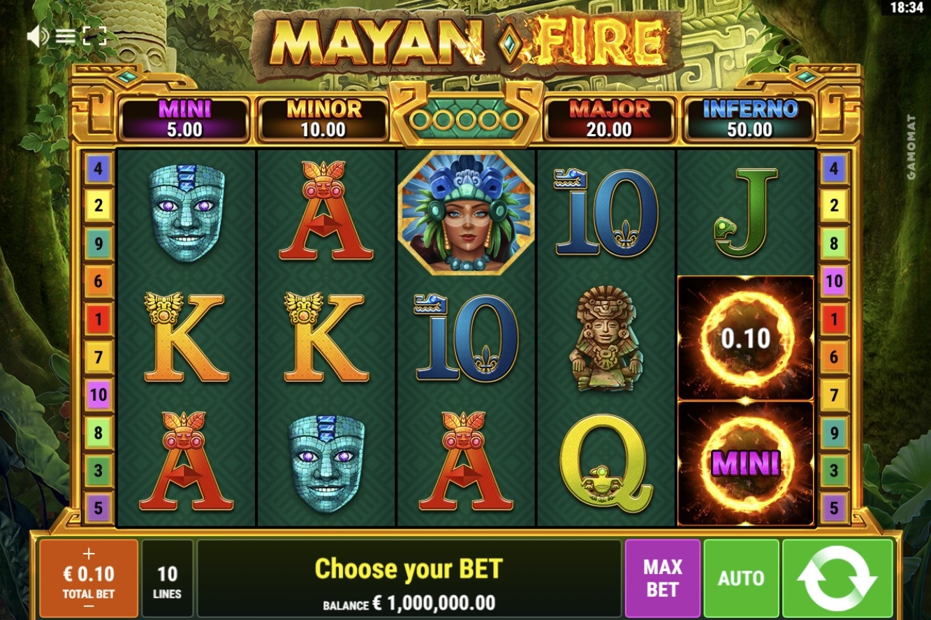 Mayan Fire Gameplay Image