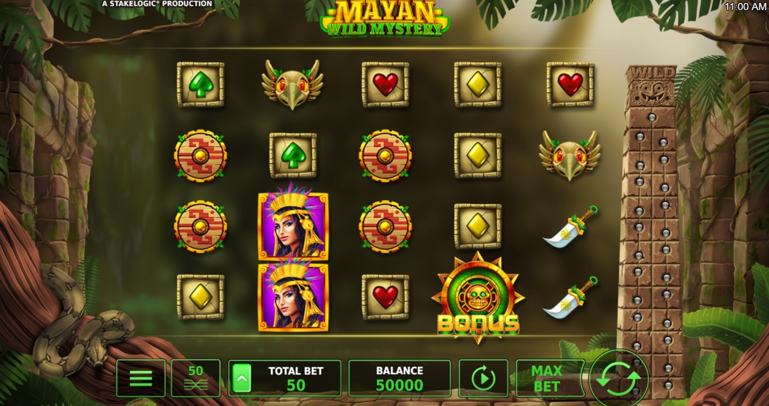 Mayan Wild Mystery Gameplay Image