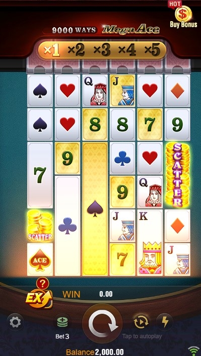 Mega Ace Gameplay Image