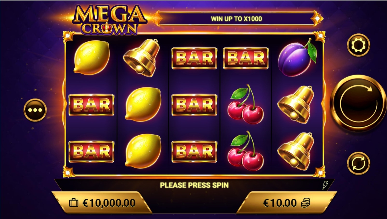 Mega Crown Gameplay Image