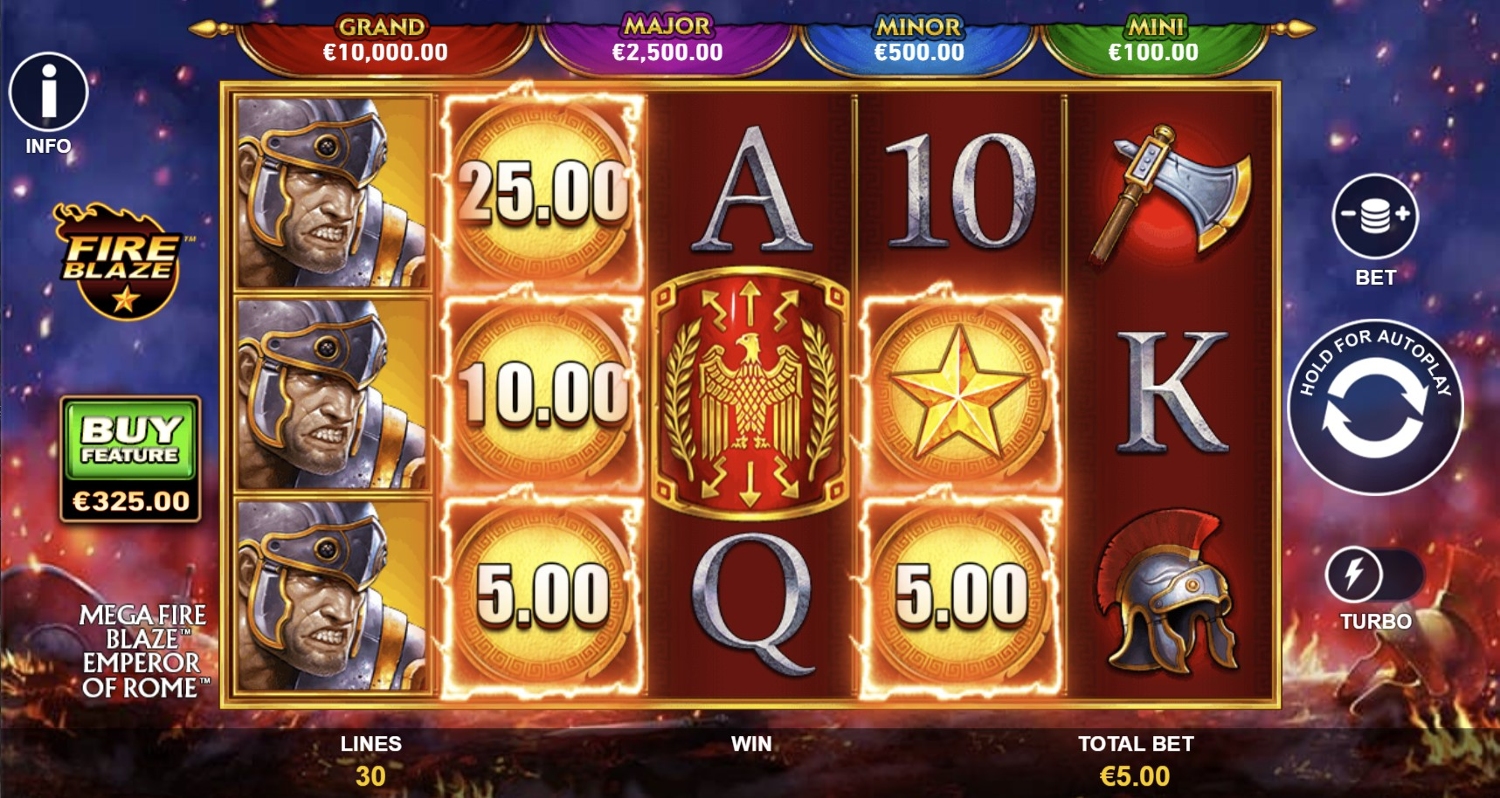 Mega Fire Blaze: Emperor of Rome Gameplay Image