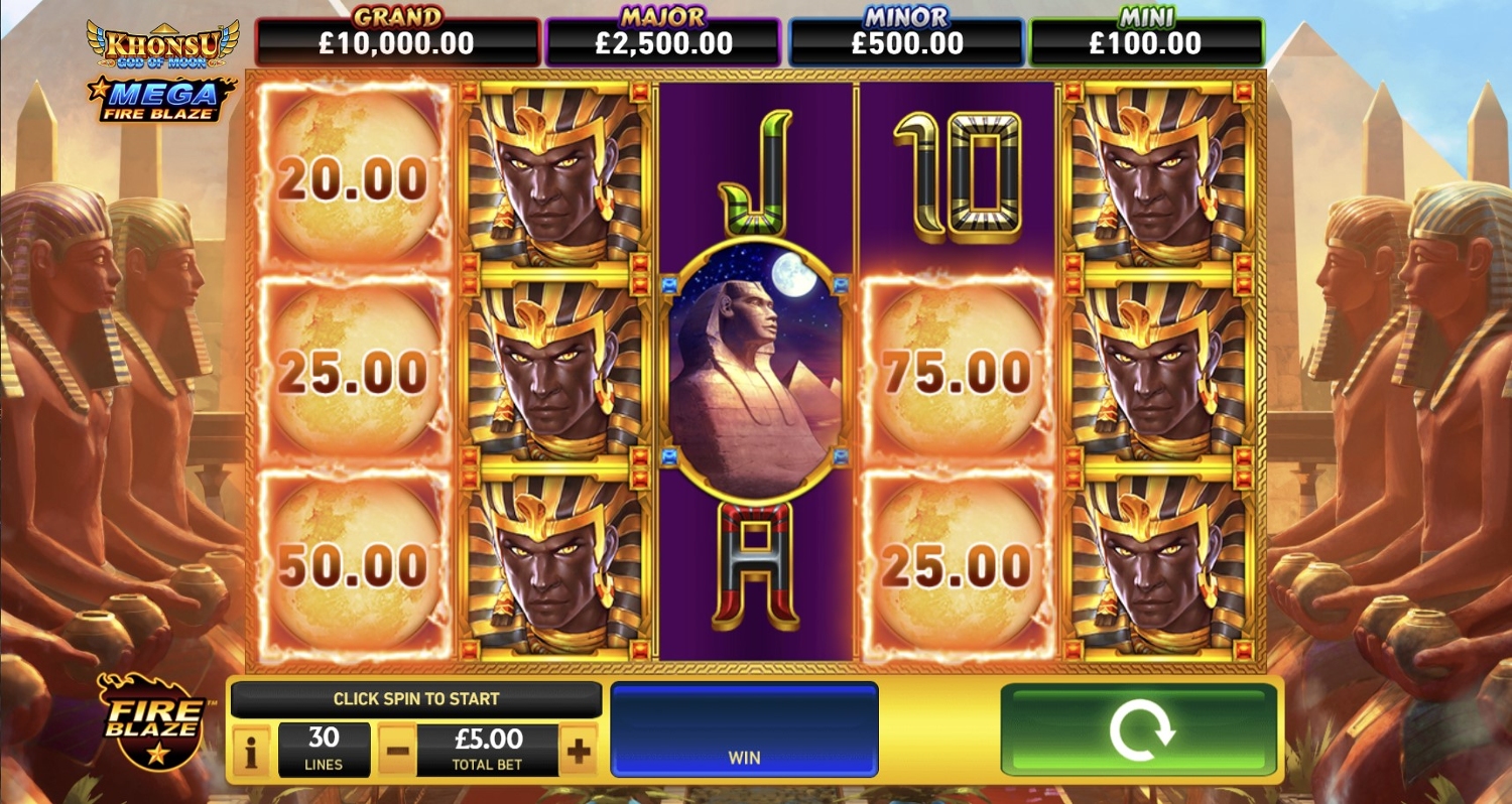 Mega Fire Blaze: Khonsu God of Moon Gameplay Image