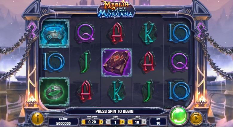 Merlin and the Ice Queen Morgana Gameplay Image