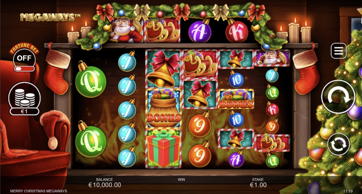 Merry Christmas Megaways Gameplay Image