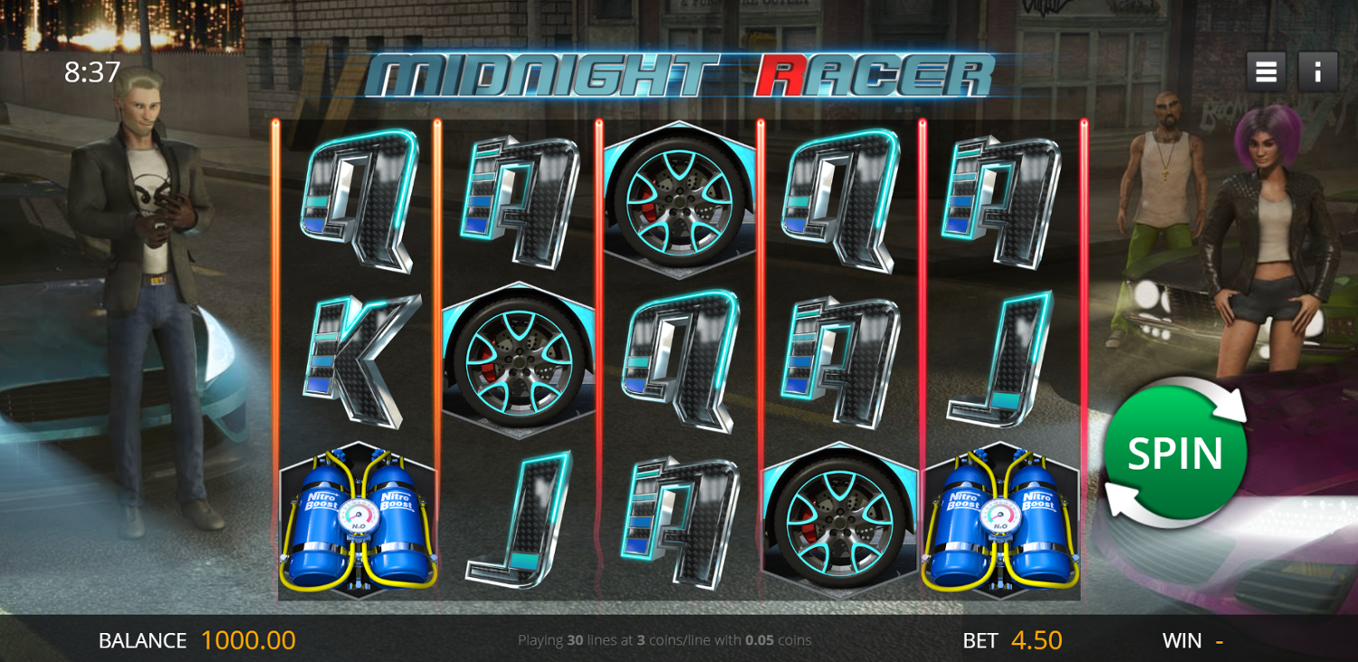 Midnight Racer Gameplay Image