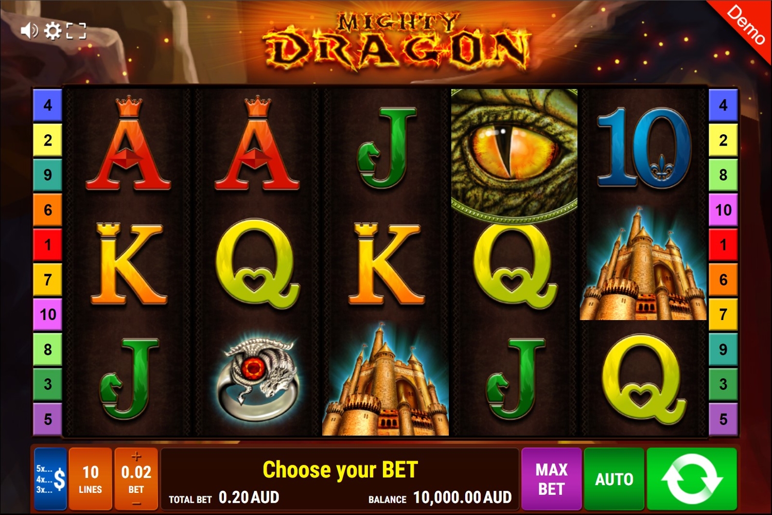 Mighty Dragon Gameplay Image