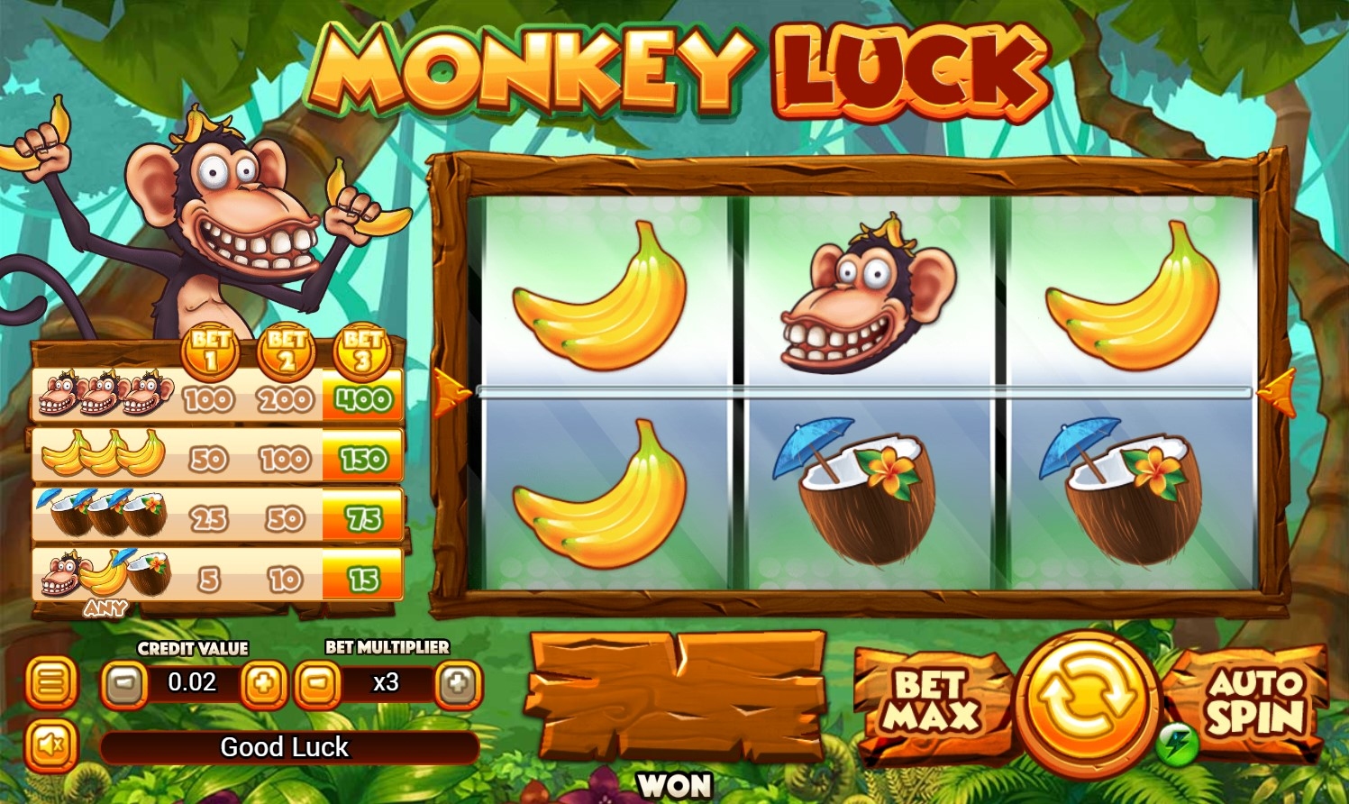 Monkey Luck Gameplay Image