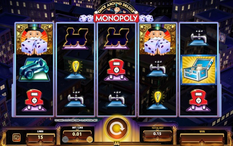 Monopoly Once Around Deluxe Gameplay Image