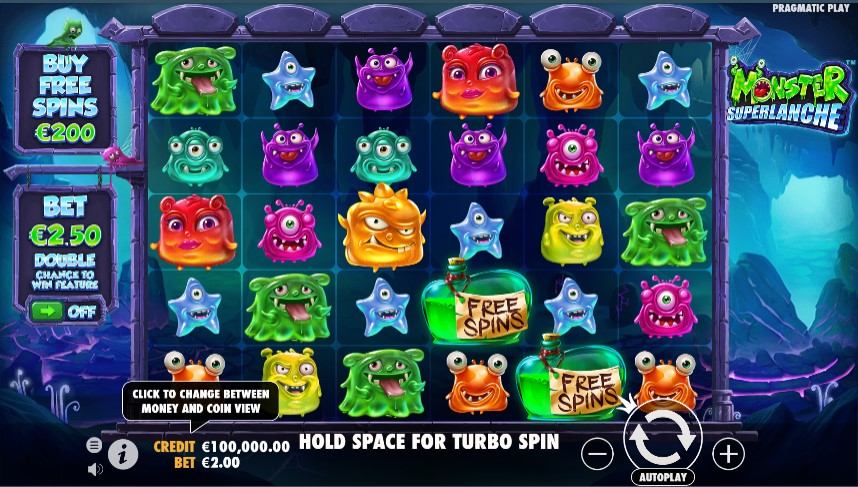 Monster Superlanche Gameplay Image