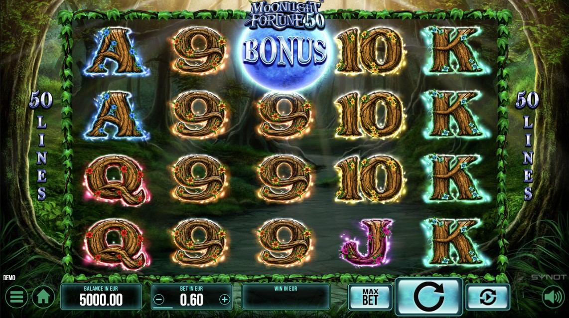 Moonlight Fortune 50 Gameplay Image