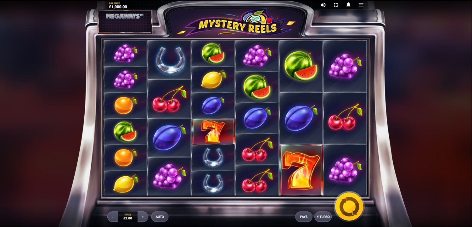 Mystery Reels Megaways Gameplay Image