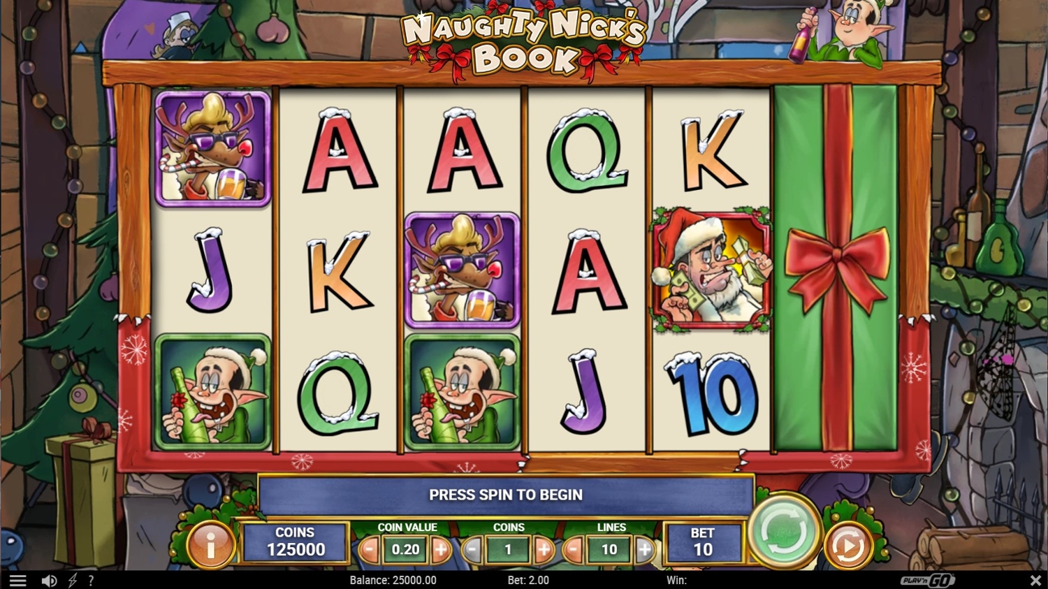 Naughty Nick’s Book Gameplay Image