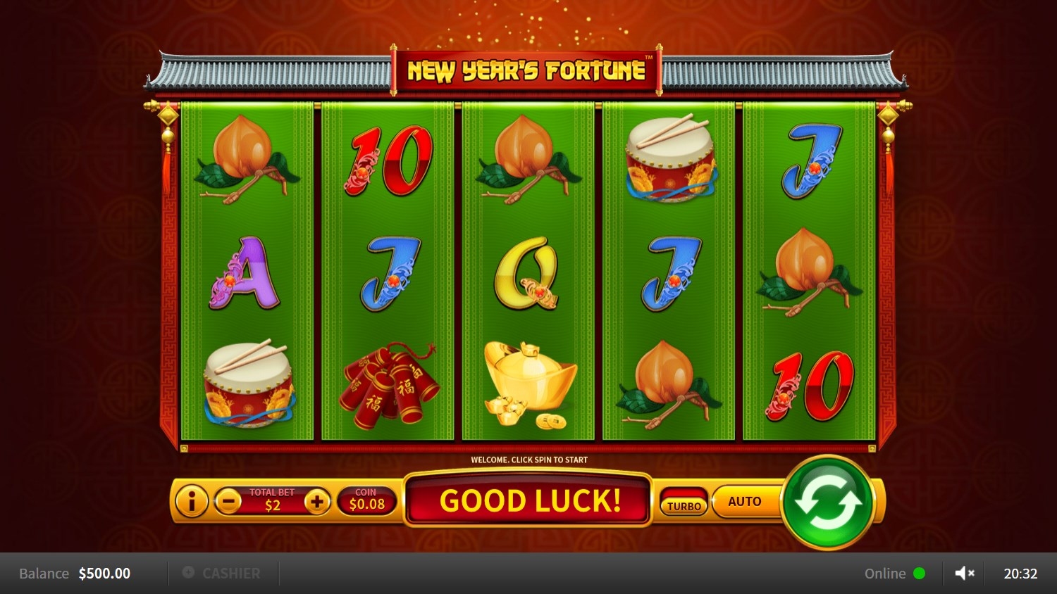 New Year s Fortune Gameplay Image