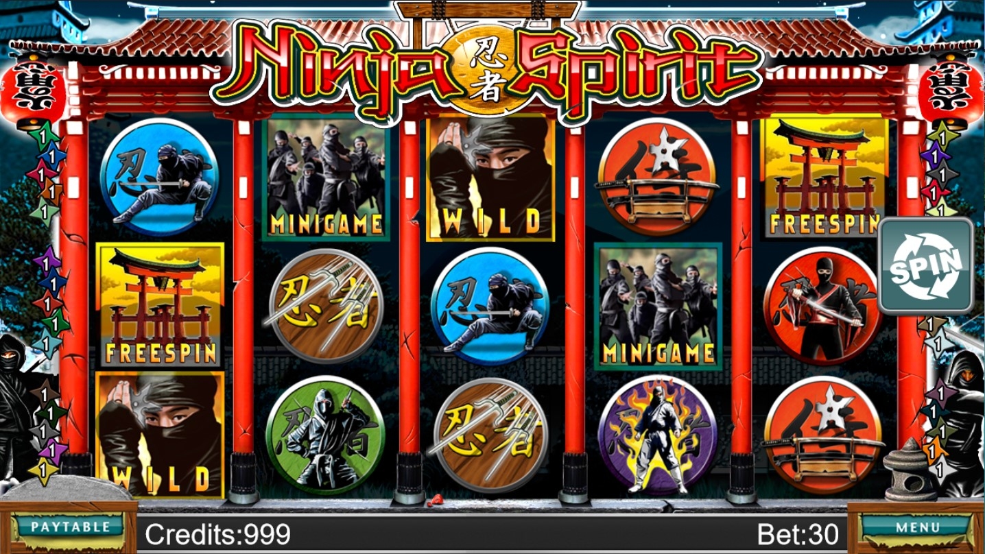 Ninja Spirit Gameplay Image
