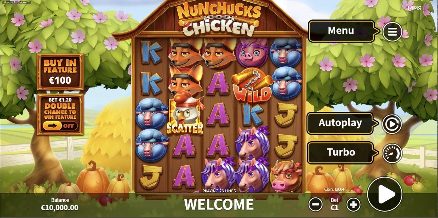 Nunchucks Chicken Gameplay Image