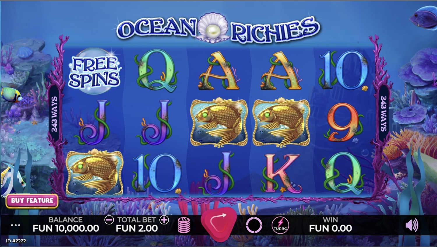 Ocean Riches Gameplay Image