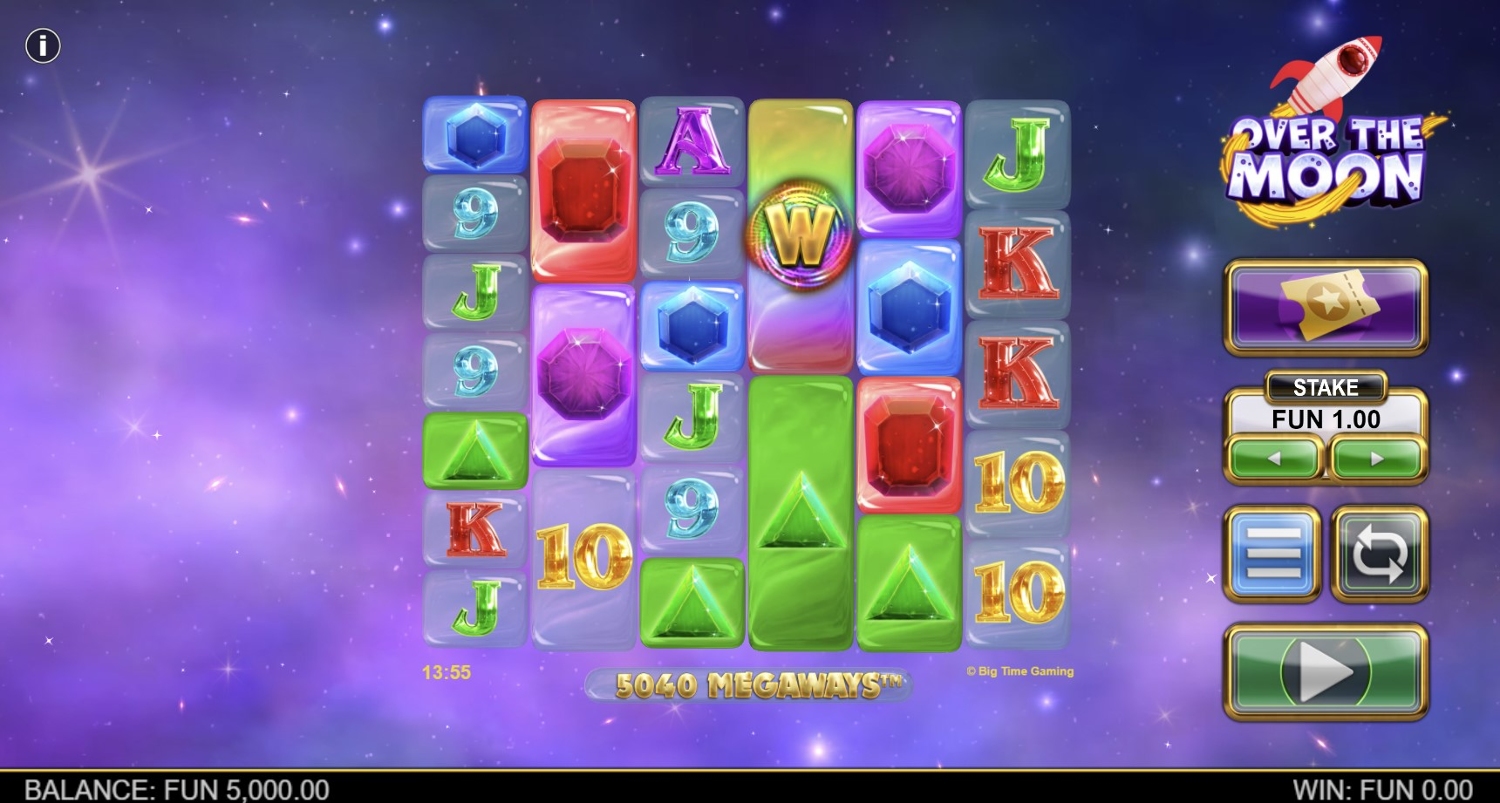 Over the Moon Megaways Gameplay Image