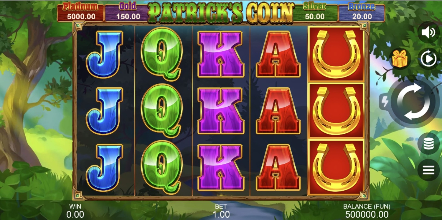 Patrick’s Coin: Hold the Spin Gameplay Image