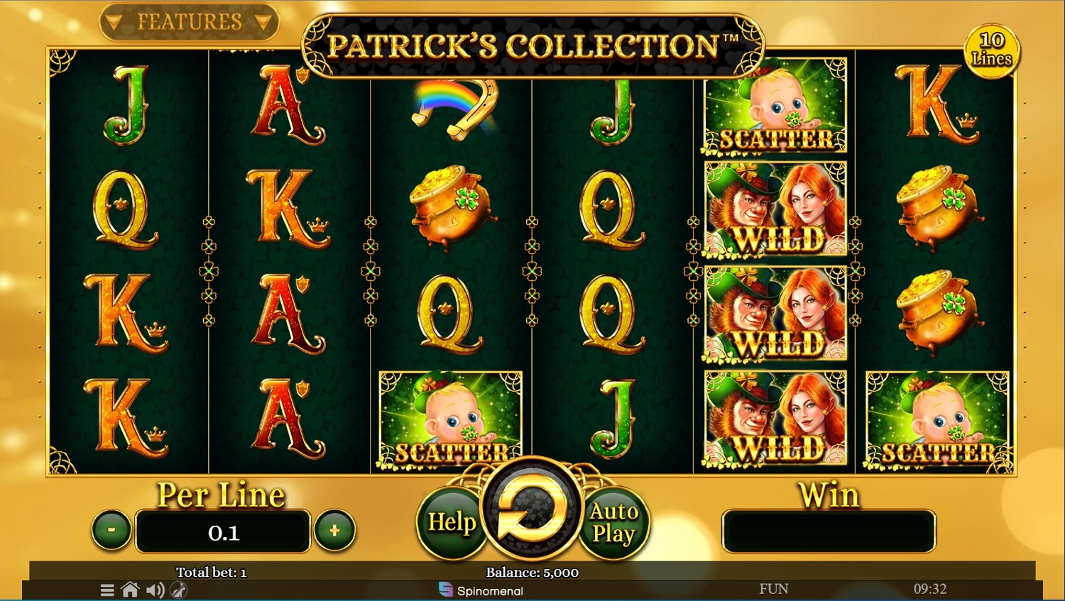 Patrick’s Collection: 10 Lines Gameplay Image
