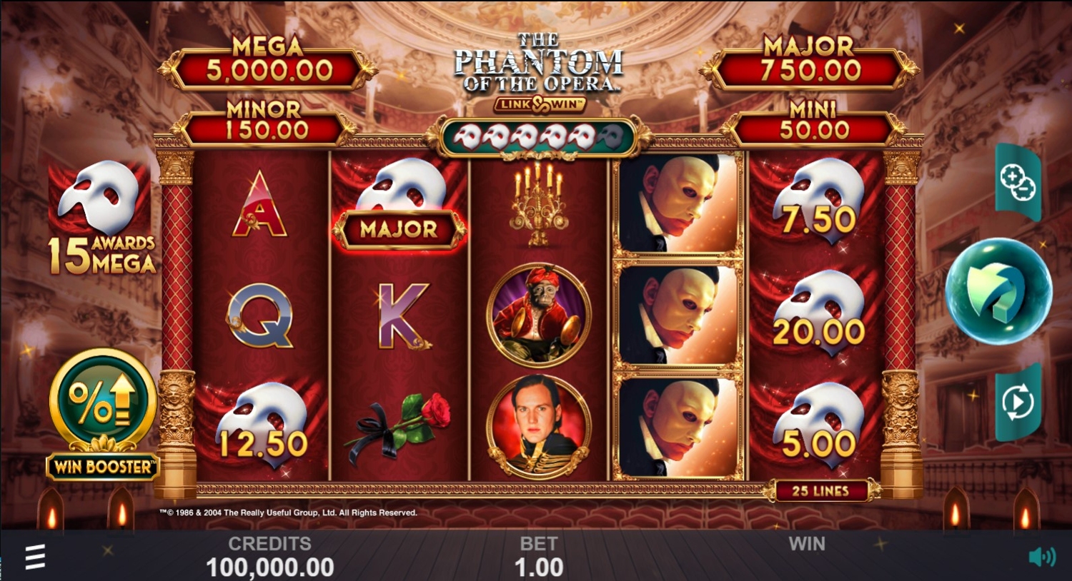 Phantom of the Opera Link and Win Gameplay Image