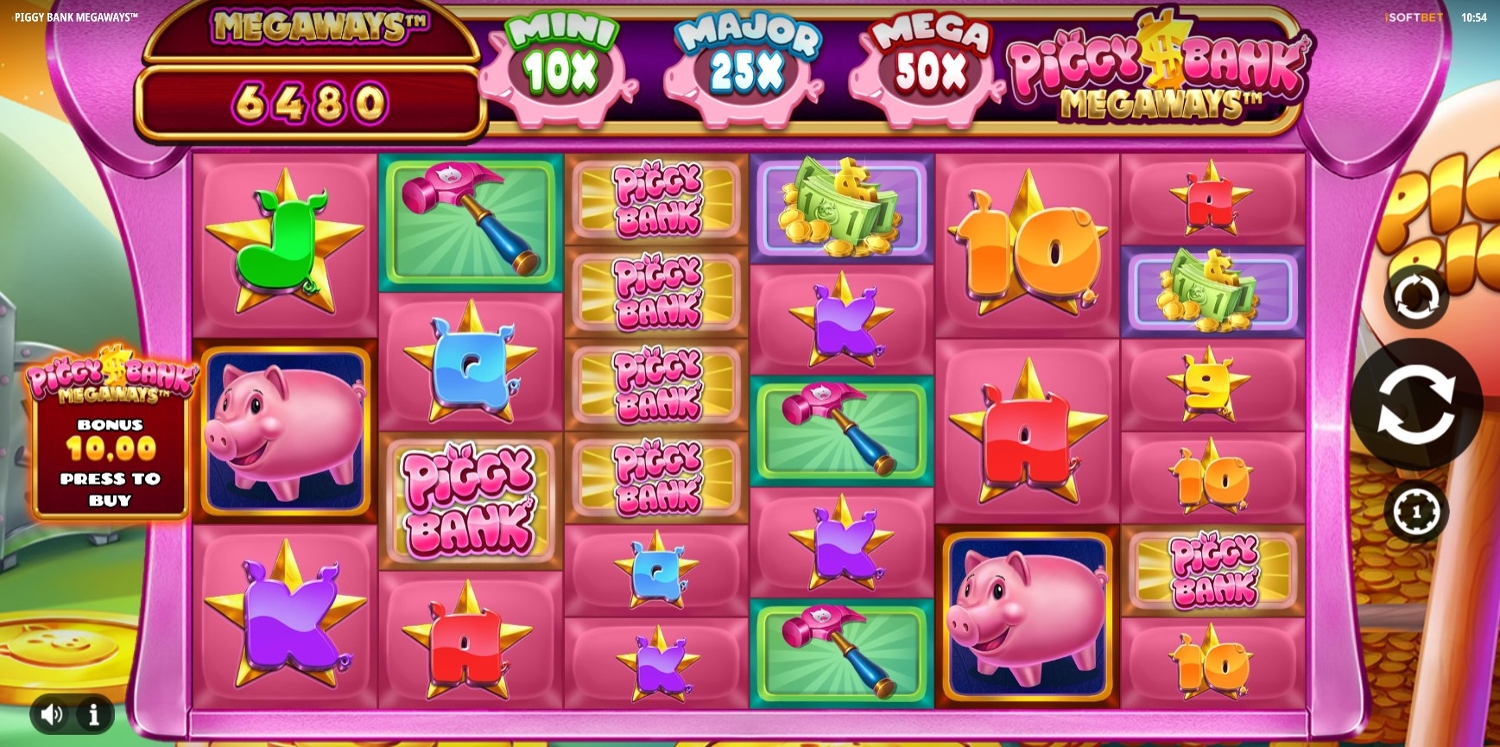 Piggy Bank Megaways Gameplay Image