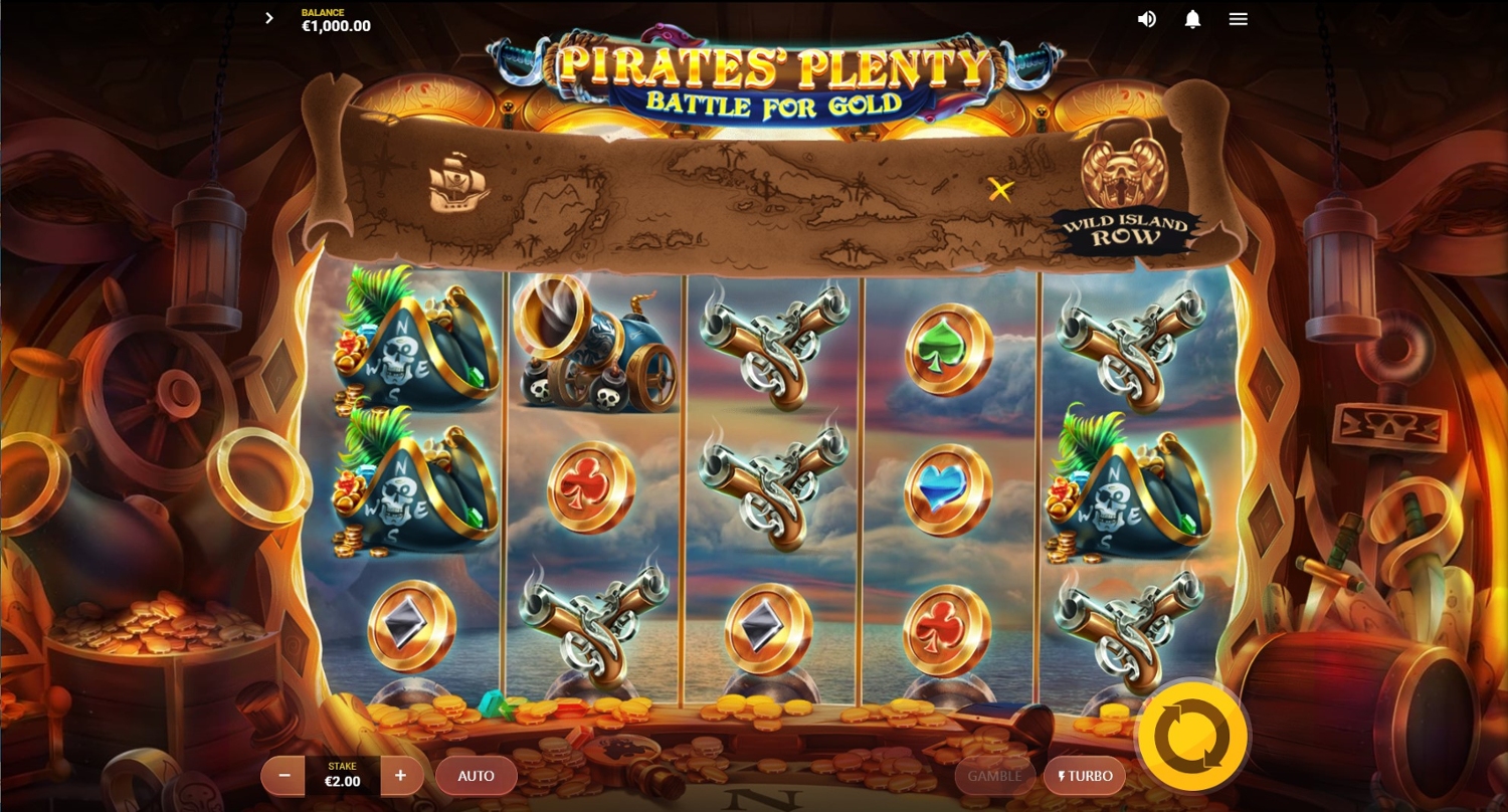 Pirates’ Plenty Battle for Gold Gameplay Image