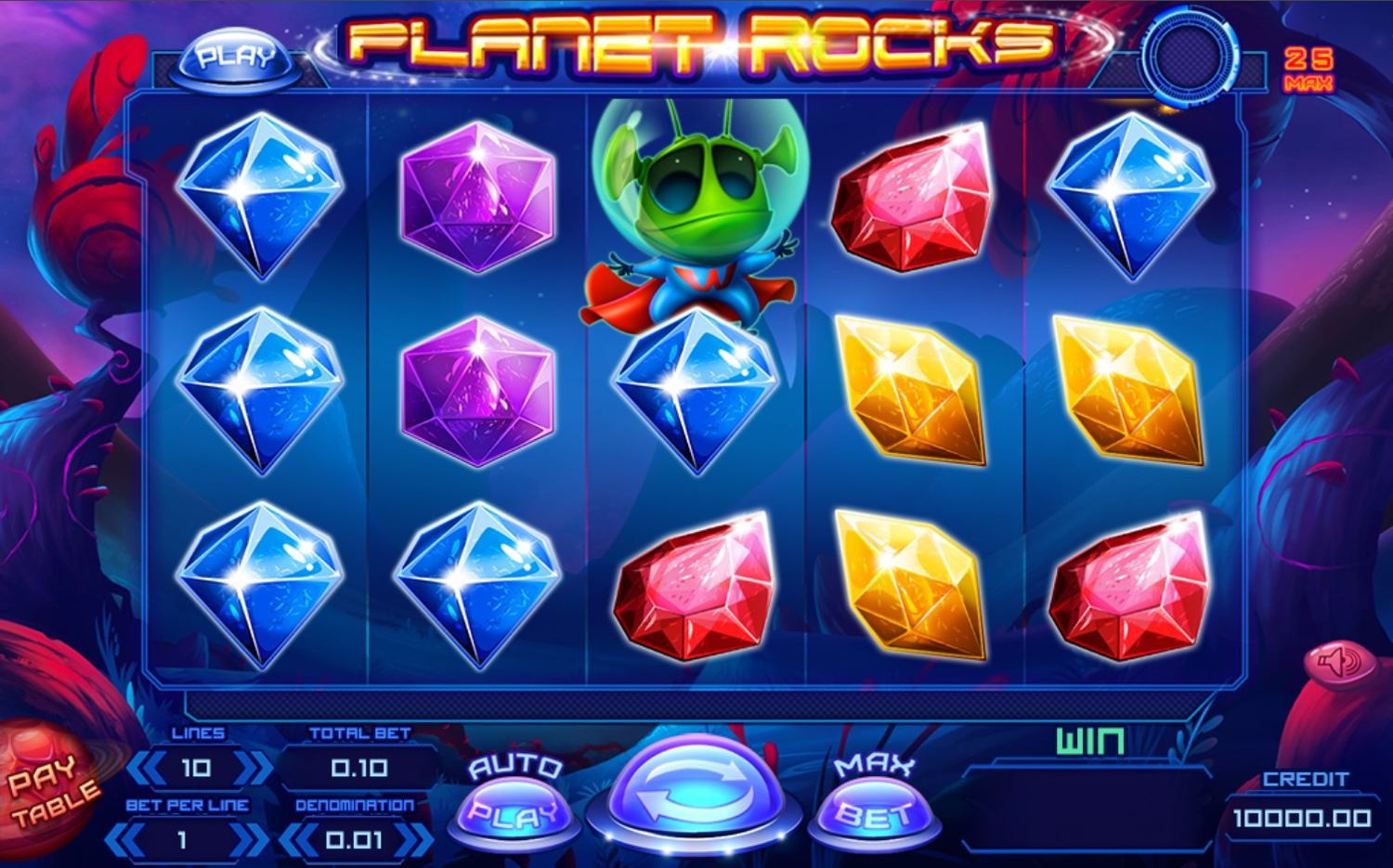 Planet Rocks Gameplay Image