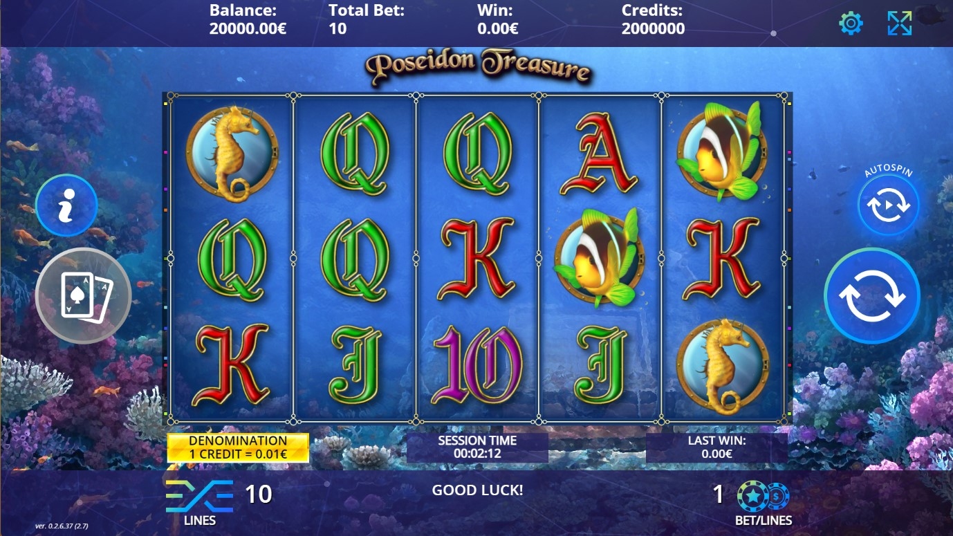 Poseidon Treasure Gameplay Image