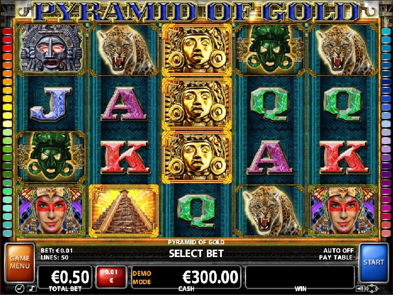 Pyramid of Gold Gameplay Image