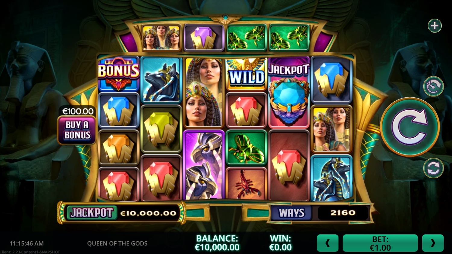 Queen Of The Gods Gameplay Image