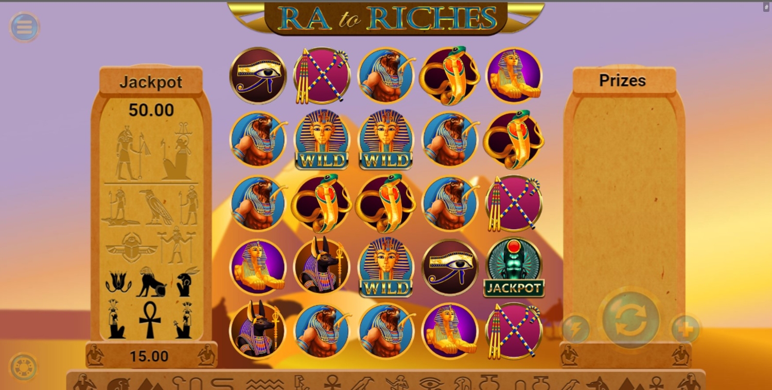 Ra to Riches Gameplay Image