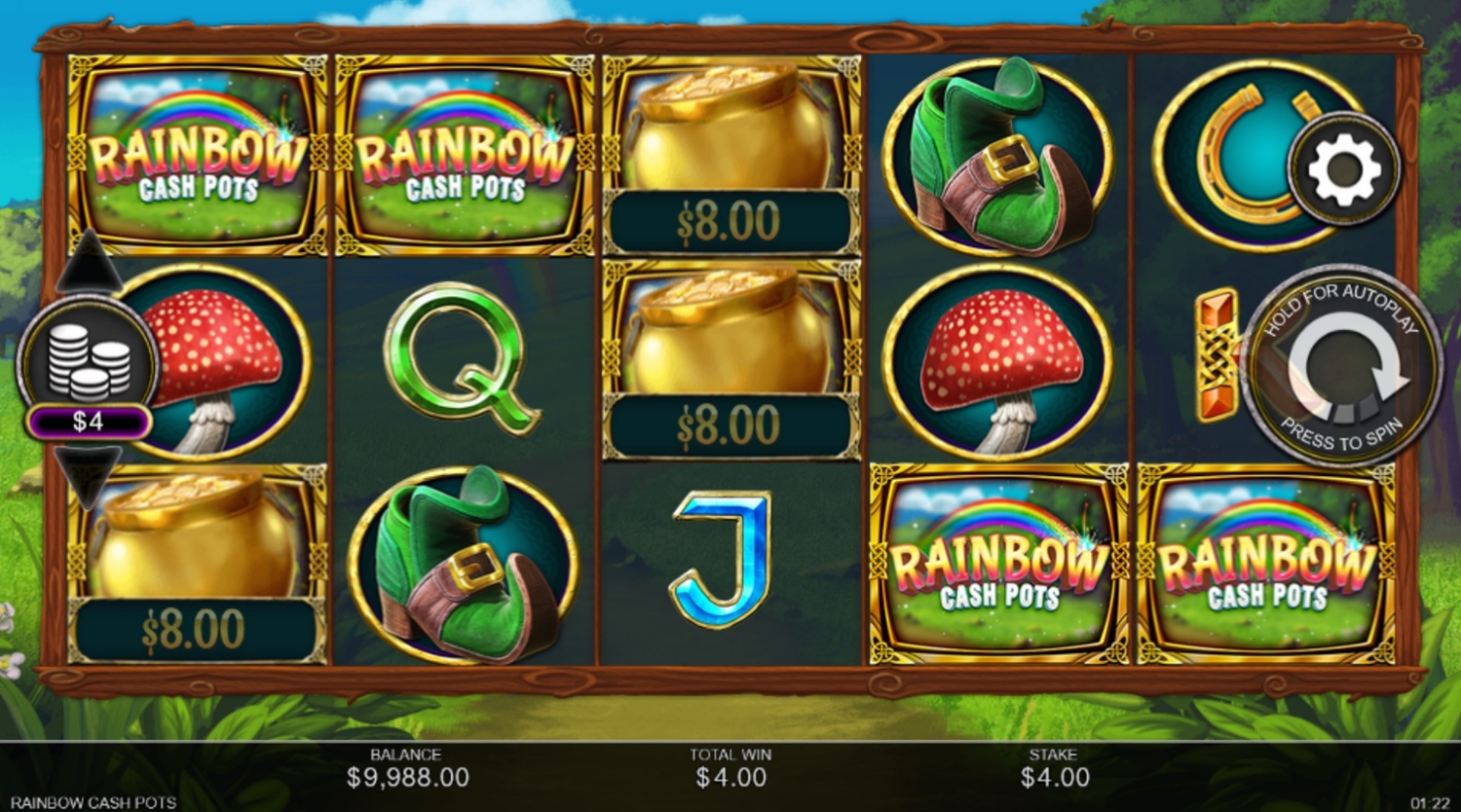 Rainbow Cash Pots Gameplay Image