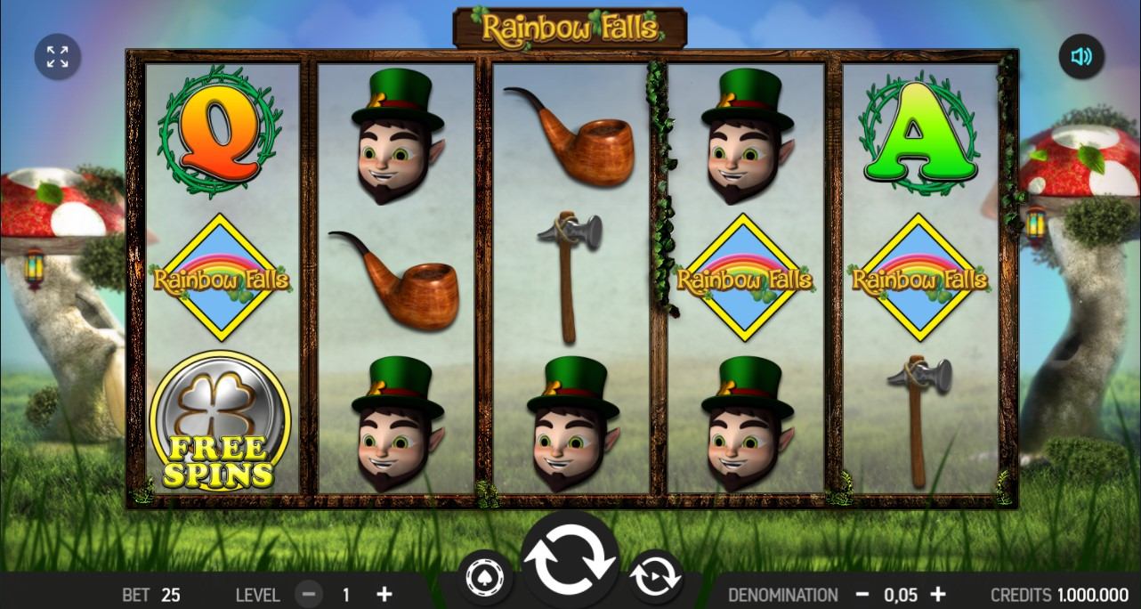 Rainbow Falls Gameplay Image