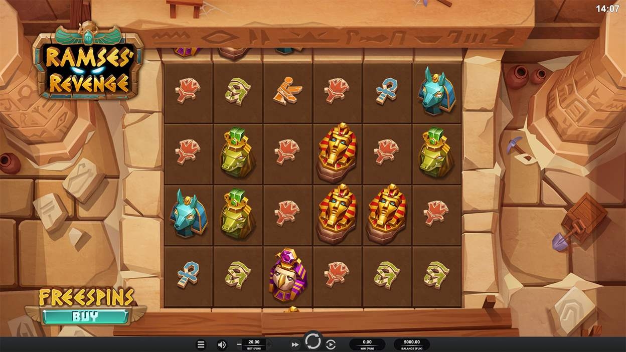 Ramses Revenge Gameplay Image