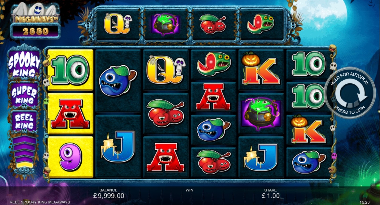 Reel Spooky King Megaways Gameplay Image