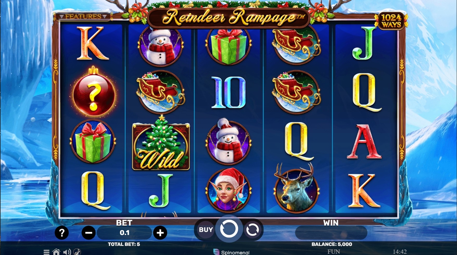 Reindeer Rampage Gameplay Image