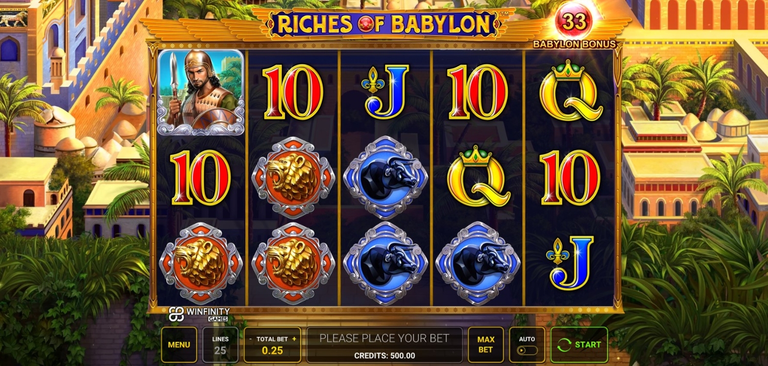 Riches of Babylon Gameplay Image