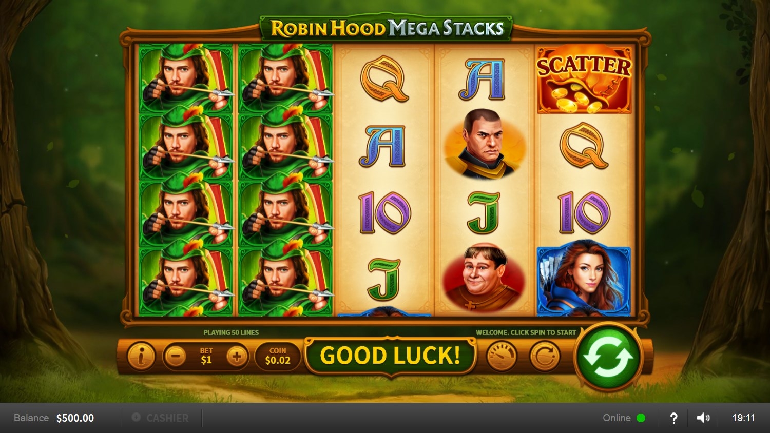 Robin Hood Mega Stacks Gameplay Image