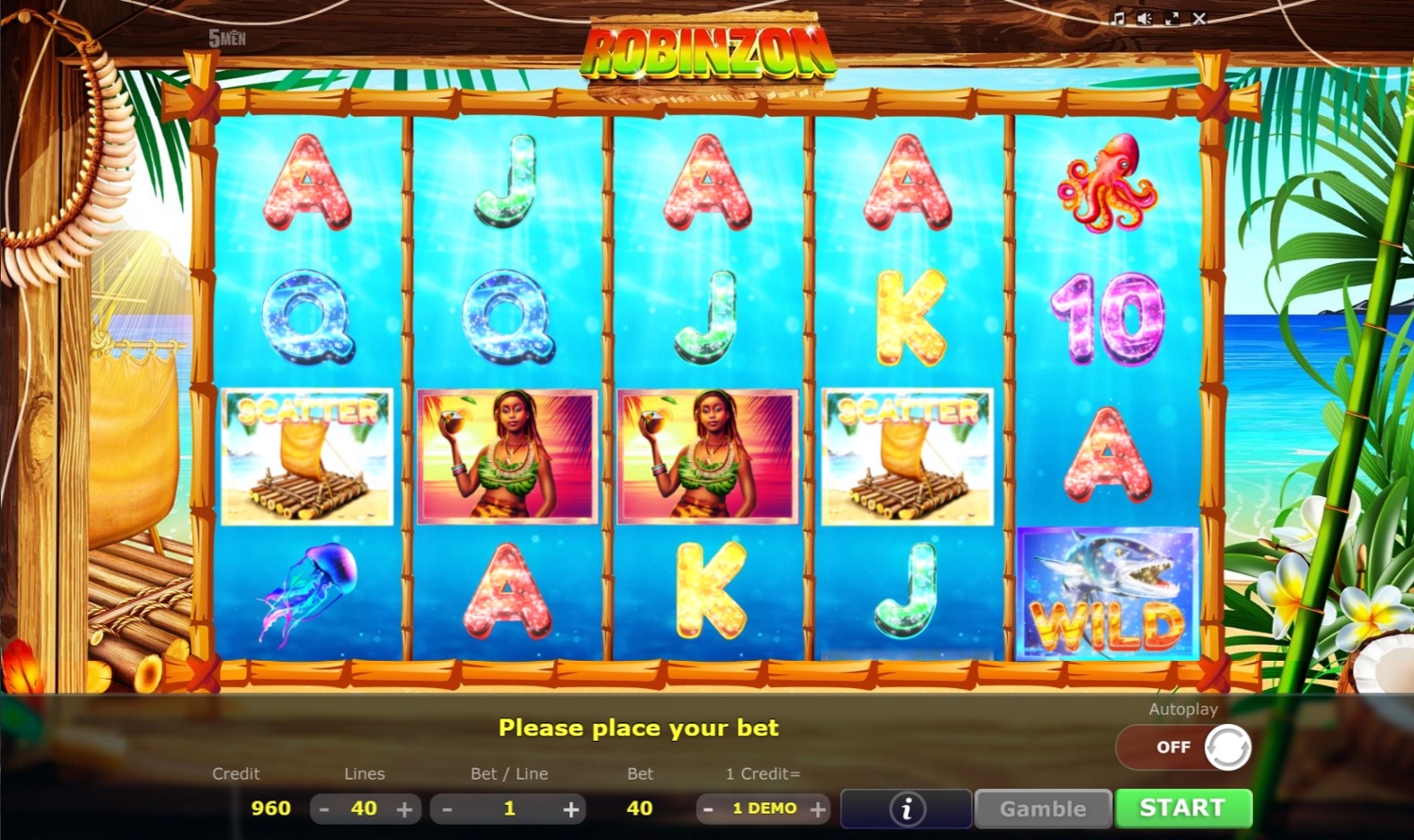 Robinzon Gameplay Image