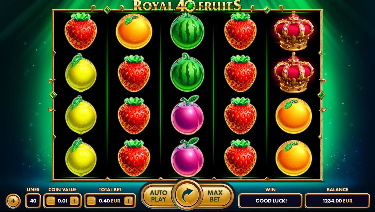 Royal 40 Fruits Gameplay Image