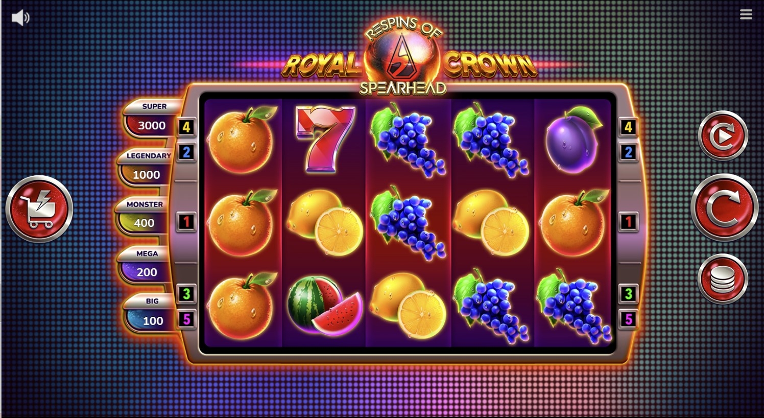 Royal Crown 2 Respins of Spearhead Gameplay Image