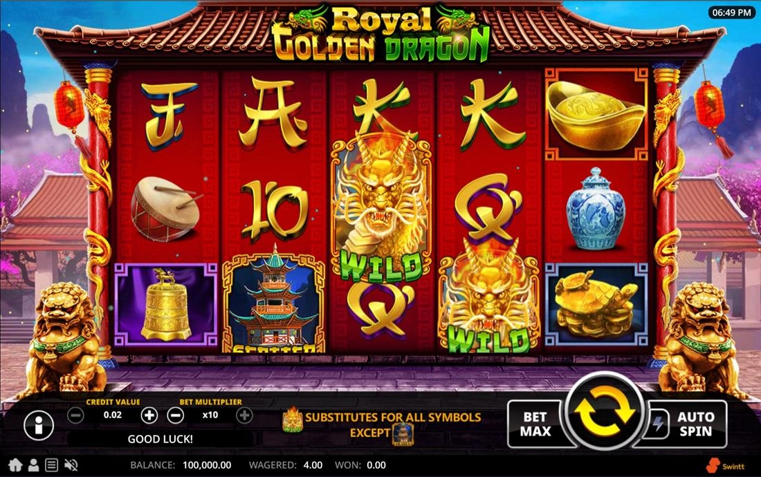 Royal Golden Dragon Gameplay Image