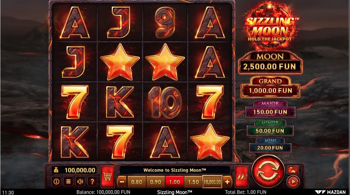 Sizzling Moon Gameplay Image