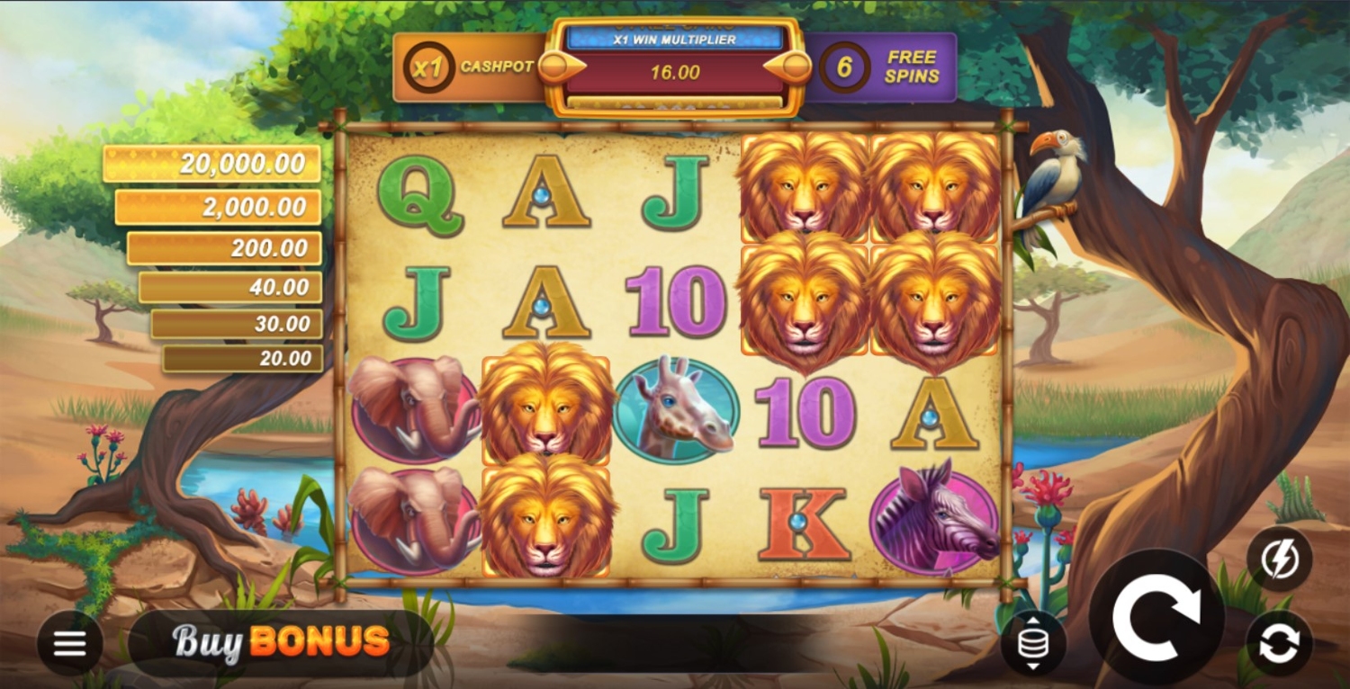 Safari Chase: Hit˜n’ Roll Gameplay Image