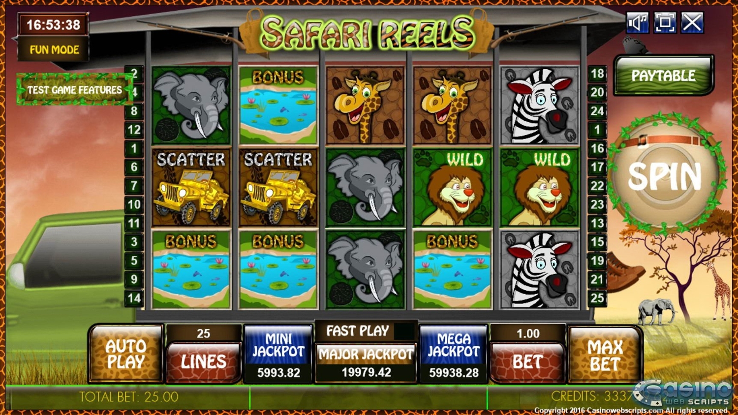 Safari Reels Gameplay Image