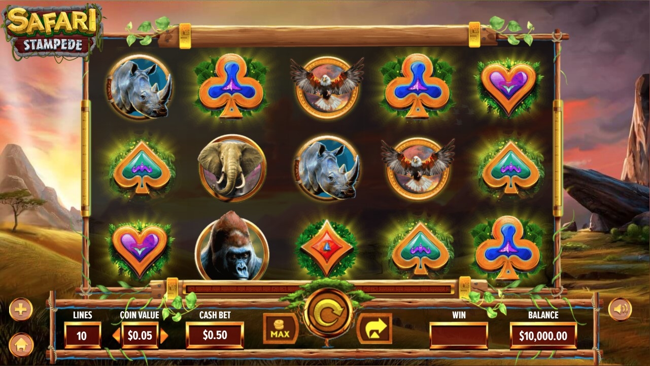 Safari Stampede Gameplay Image
