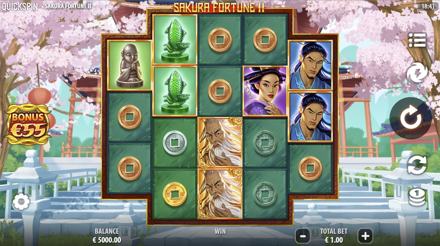 Sakura Fortune 2 Gameplay Image